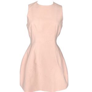 Zara Blush Pink Sleeveless Flared Elegant Dress Size M